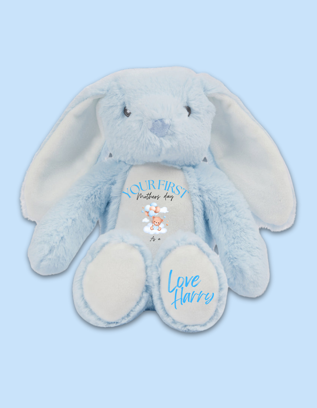Personalised Bunny Plush - Grandmas first Mother’s Day!  image 0