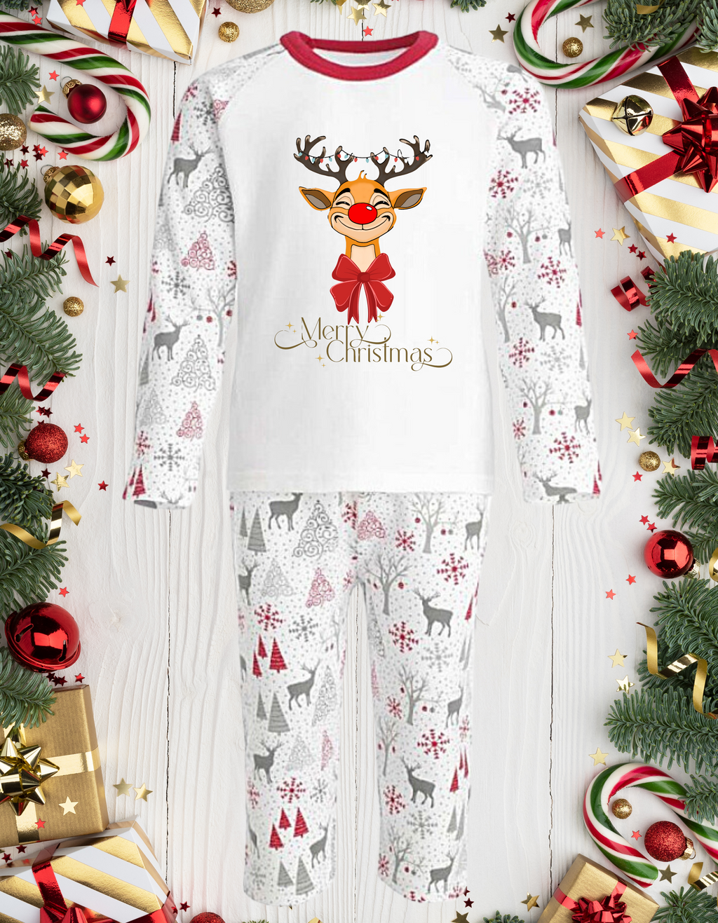 Adults Personalised Christmas PJs  image 3