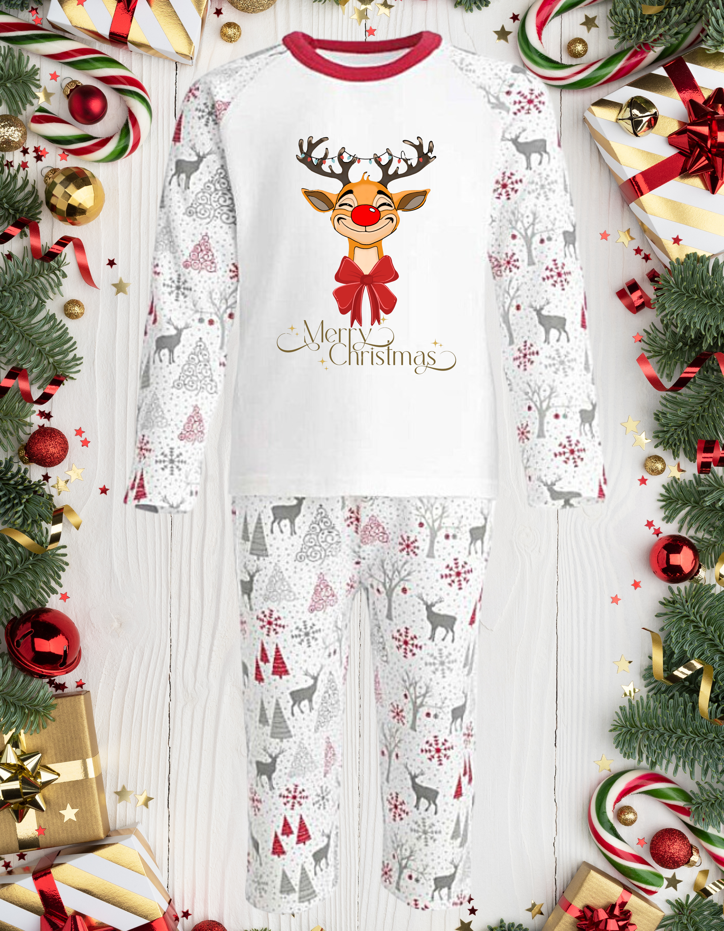 Adults Personalised Christmas PJs  image 3