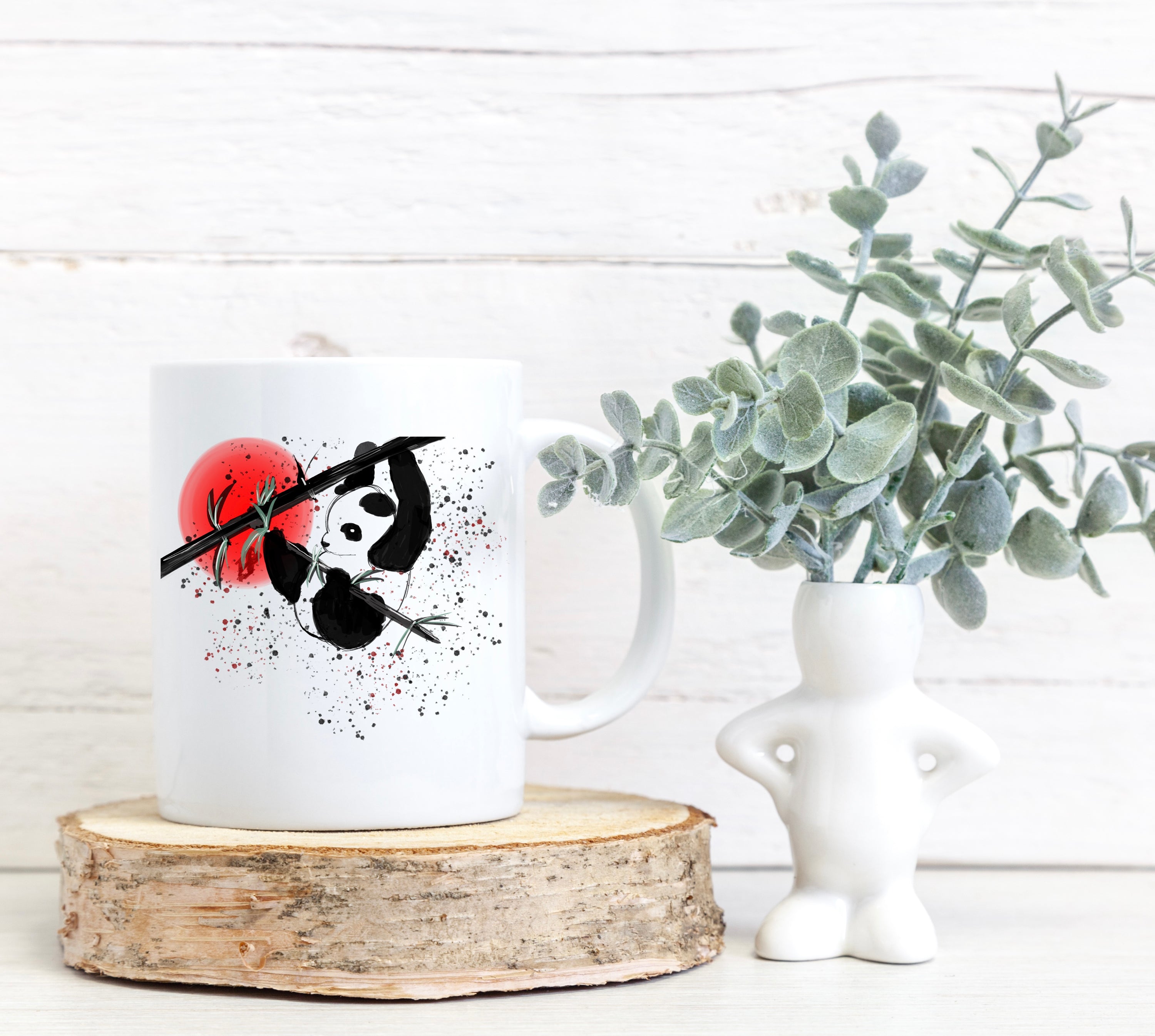 Baby Panda Climbing Bamboo - Artist Collection image 2