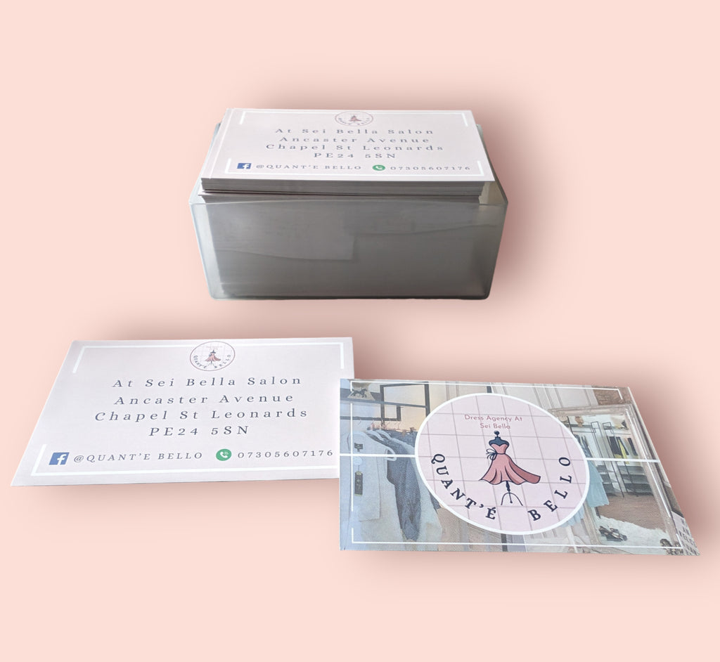 Custom Printed Business Cards 85mm x 55mm image 1