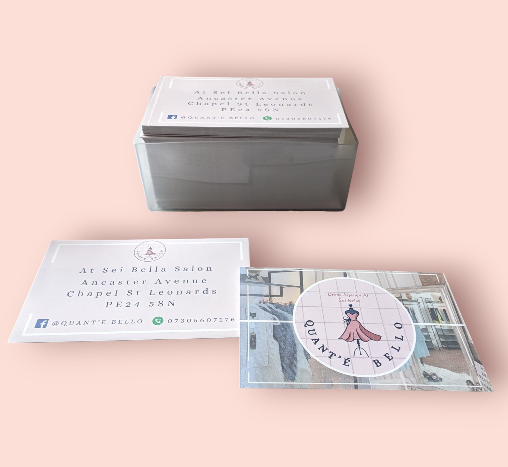 Custom Printed Business Cards 85mm x 55mm image 1