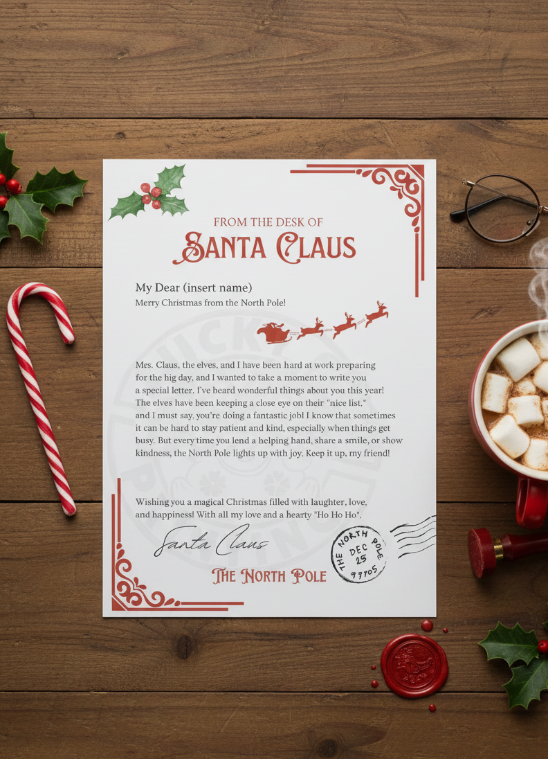 Personalised From Santa Letter.