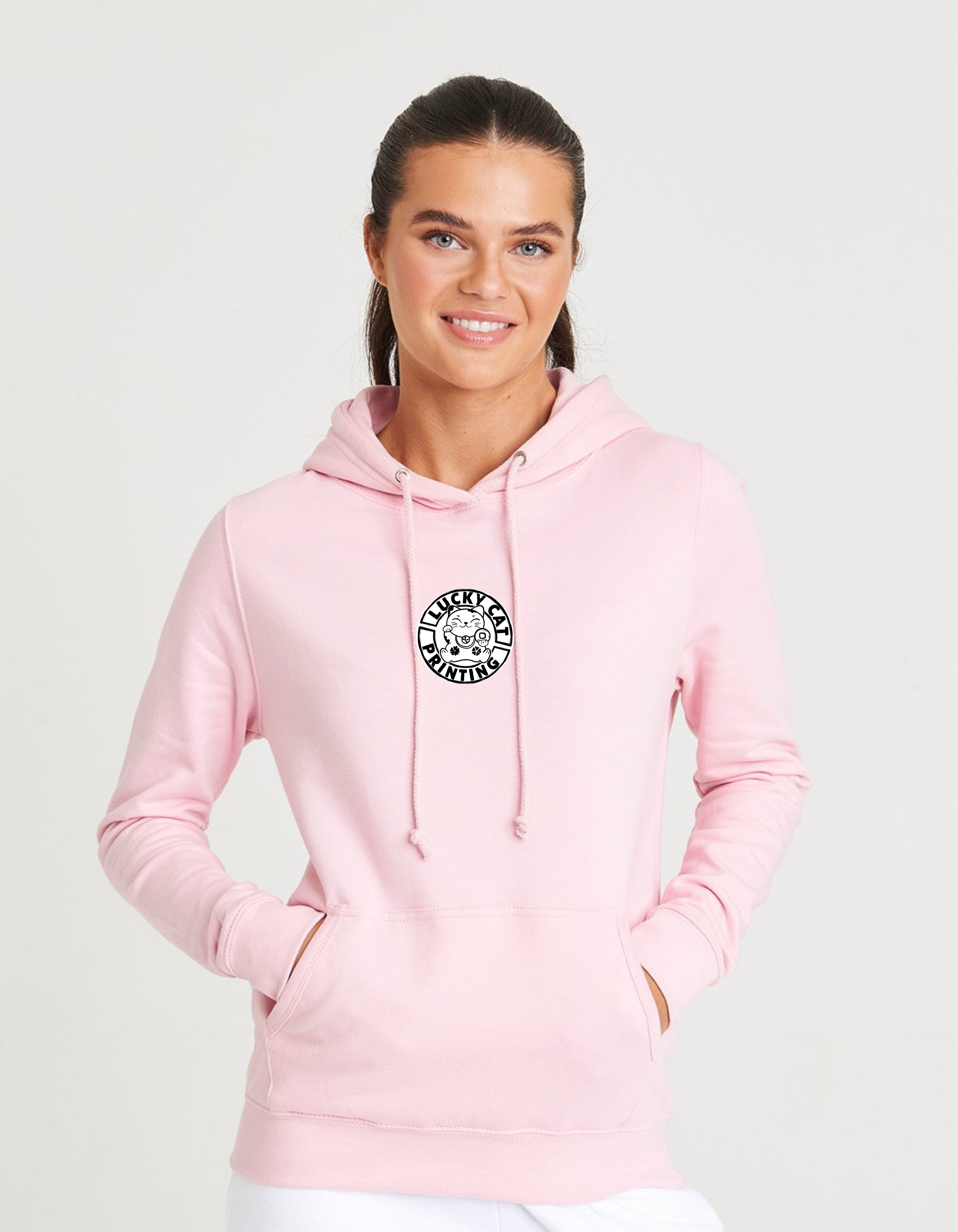 Women’s Fruit Of The Loom Hoodie Front Print ONLY  image 1