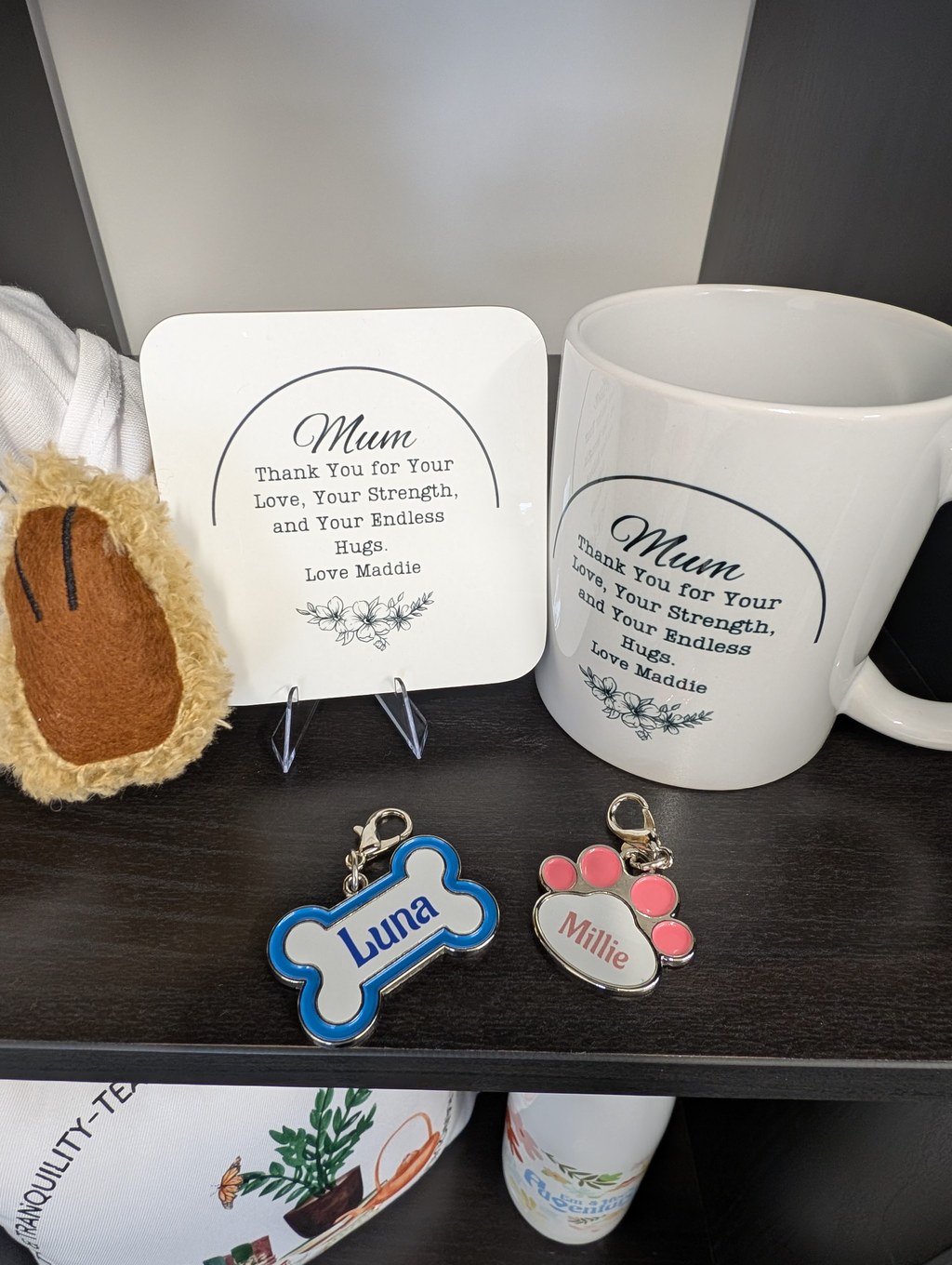 Personalised Mother’s Day Mug & Coaster Set Custom Message | A Heartfelt Gift image 1