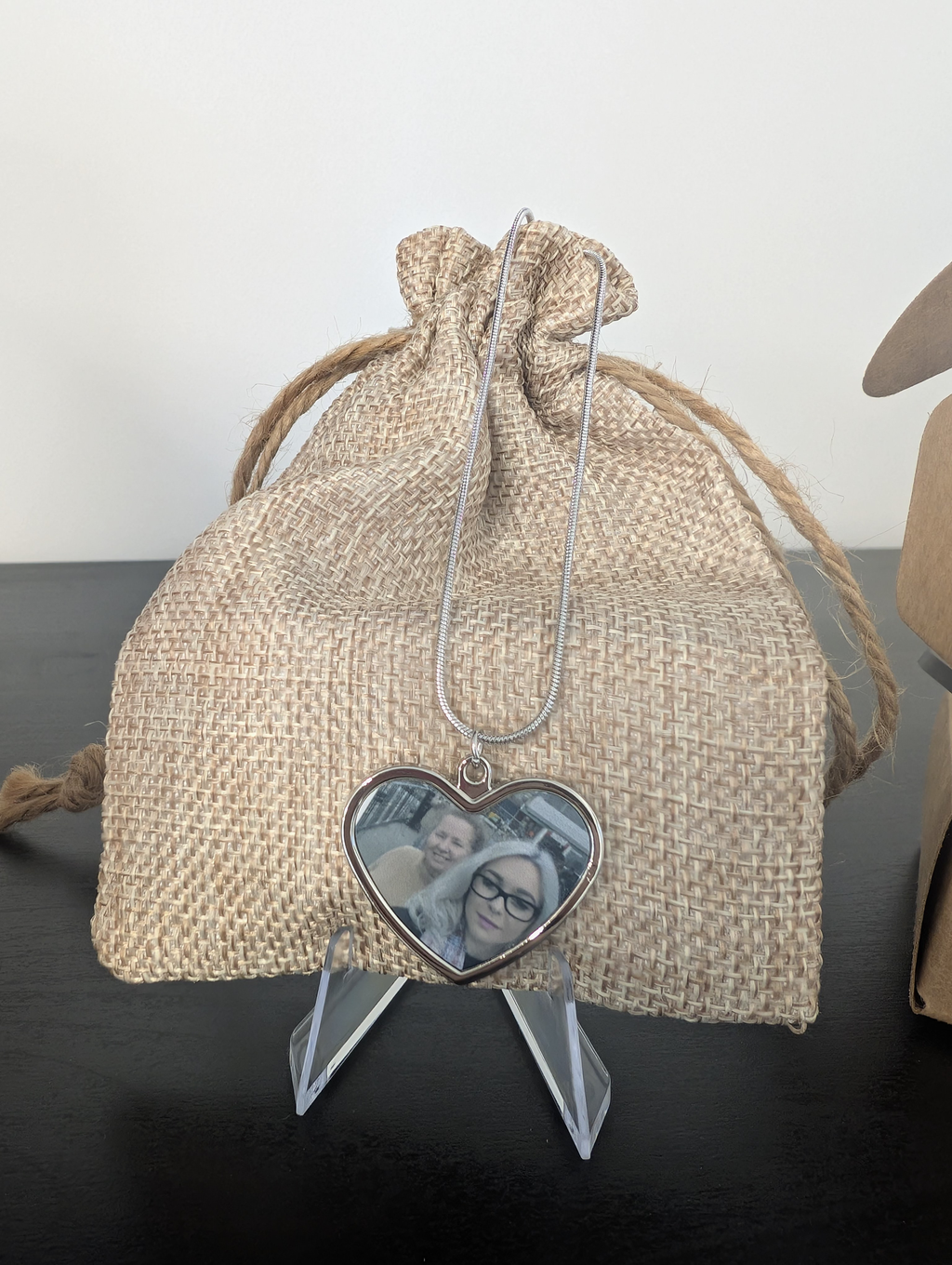 Personalised Heart-Shaped Photo Necklace  image 0