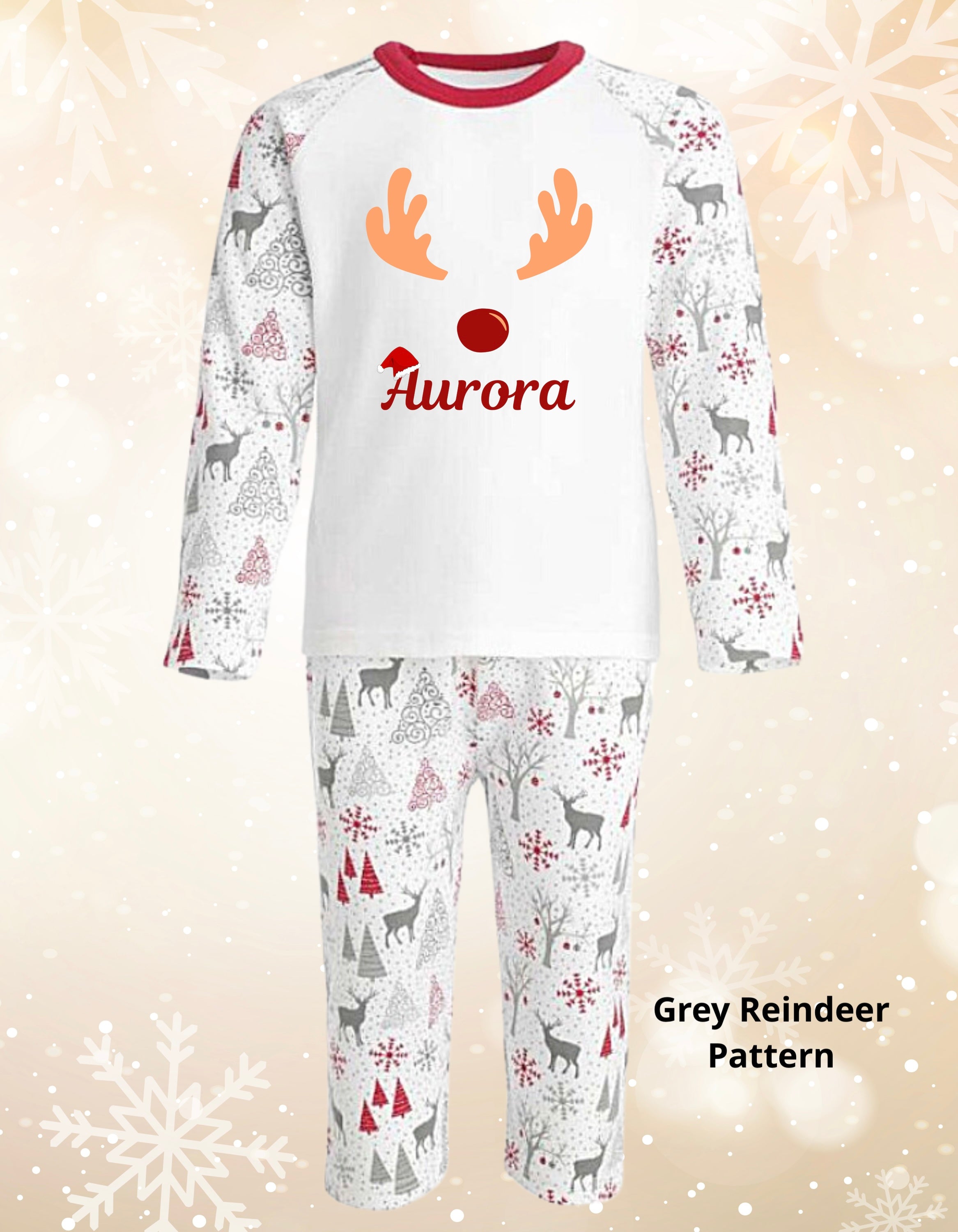 Adults Personalised Christmas PJs  image 1