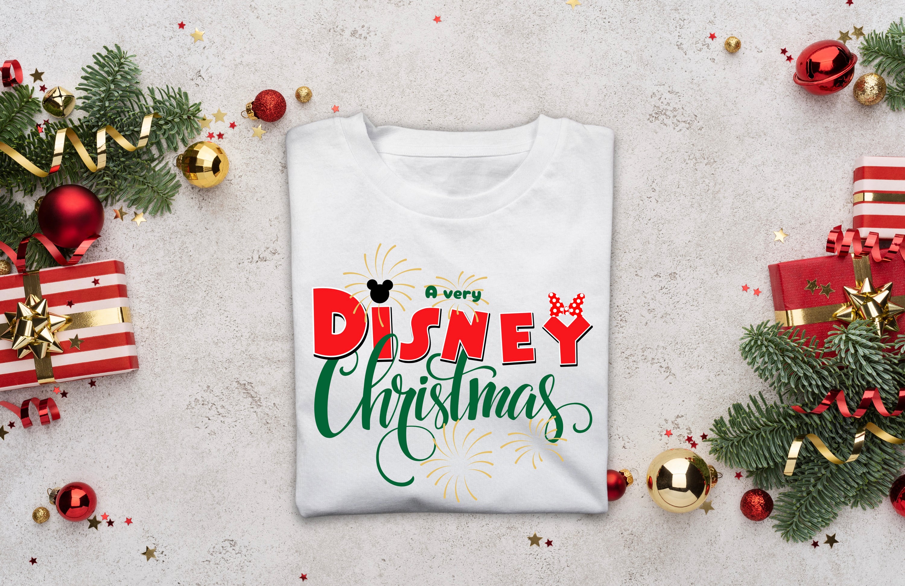 A Very Disney Christmas Tshirt image 2