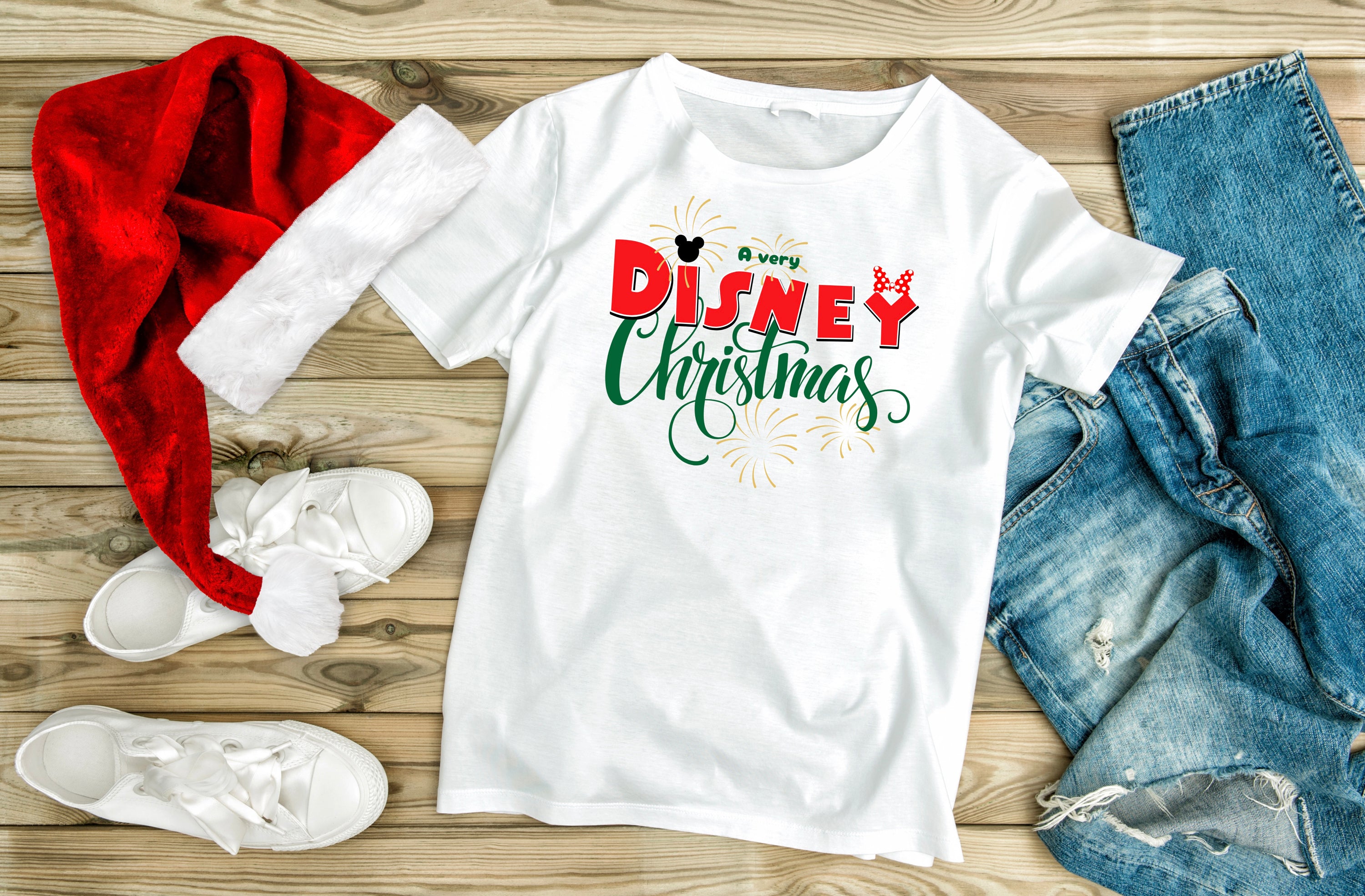 A Very Disney Christmas Tshirt image 1