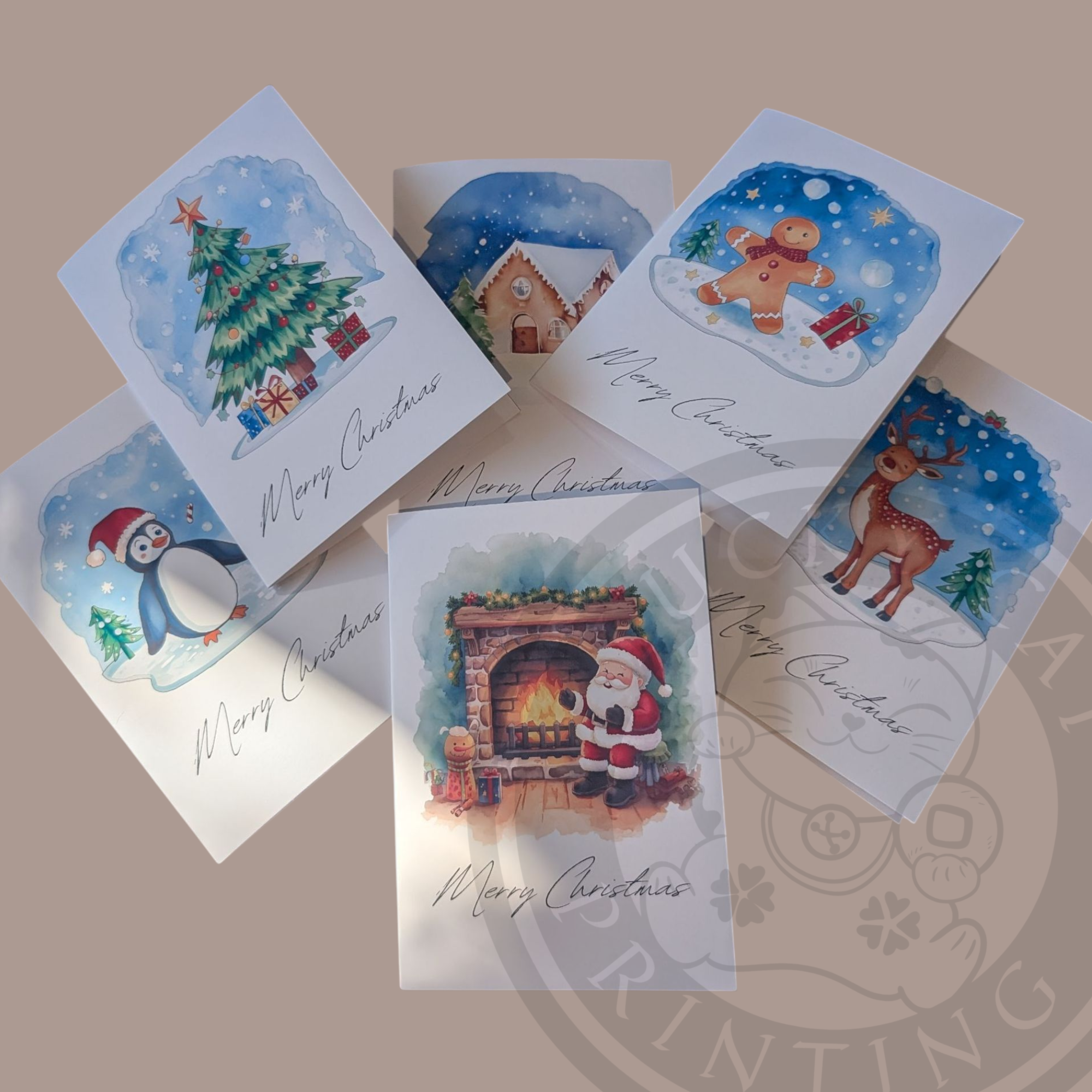 Christmas Cards Packs (6 designs)
