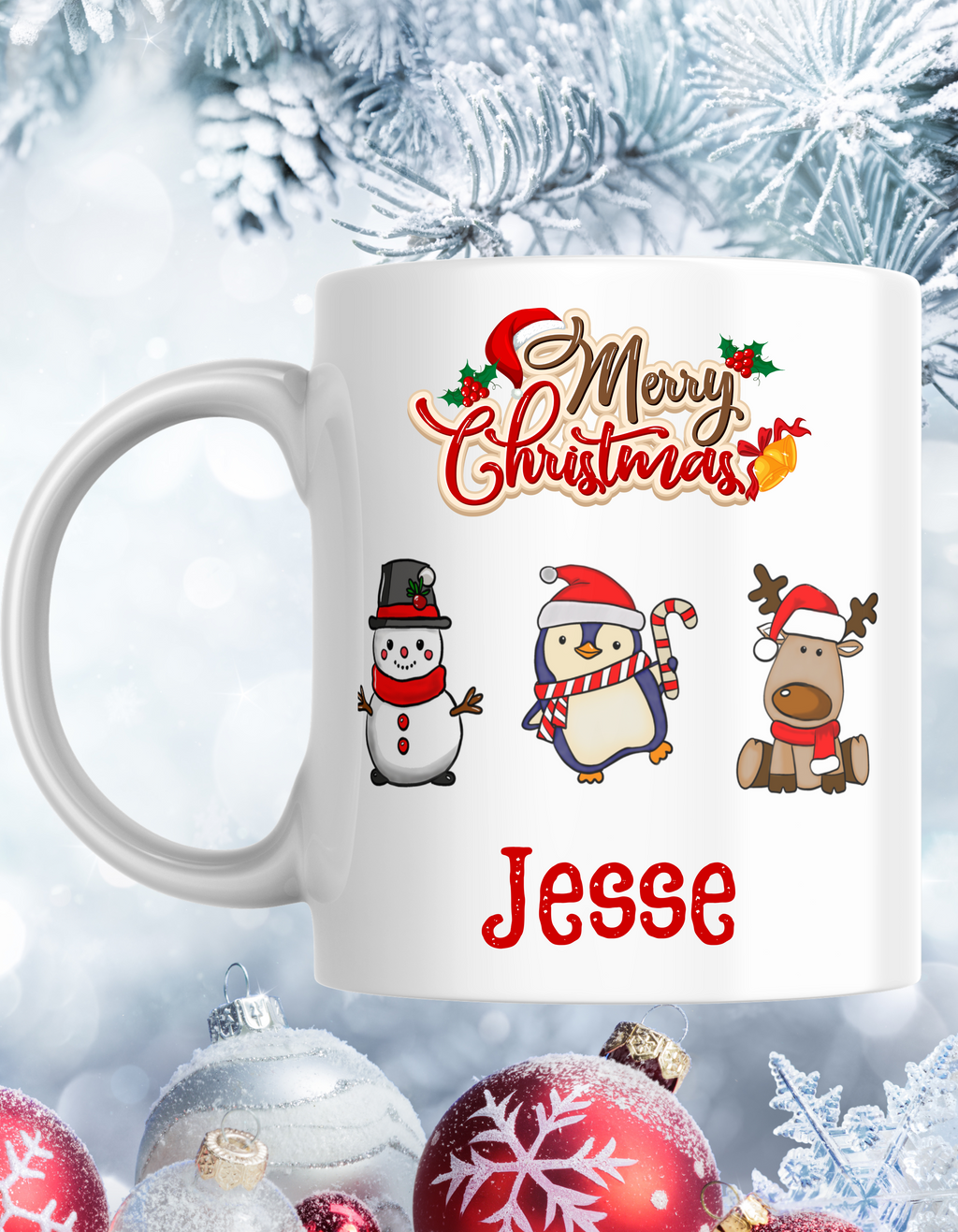 Personalised Christmas Trio Mug  image 1