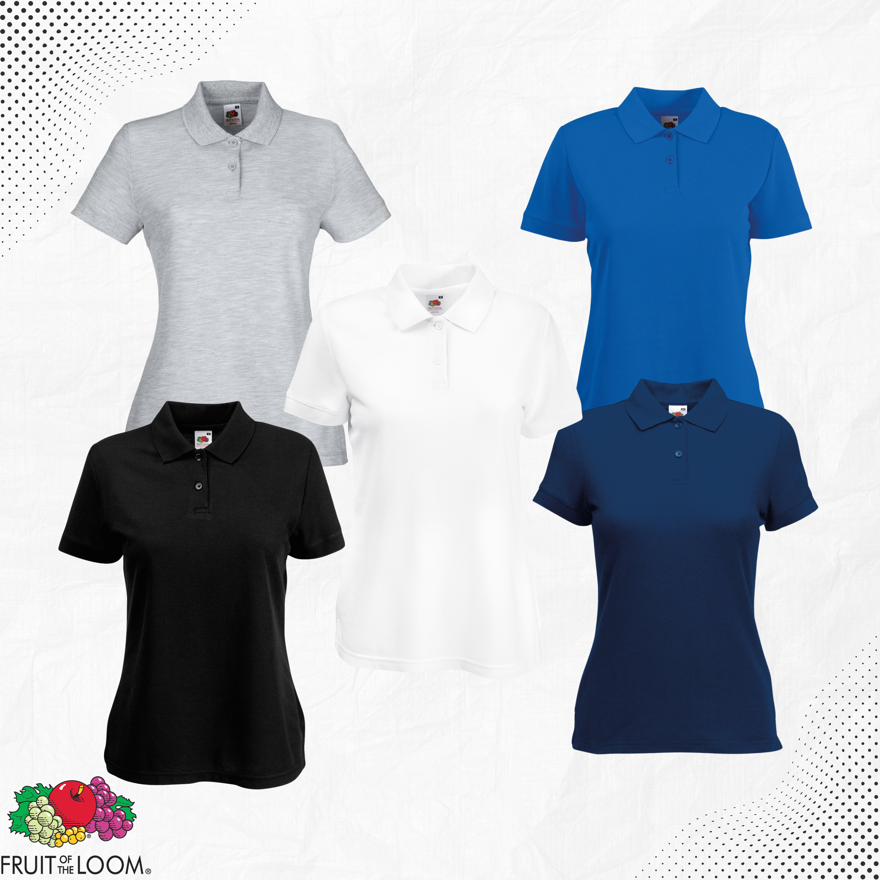 Women’s Fruit Of The Loom Polo image 0