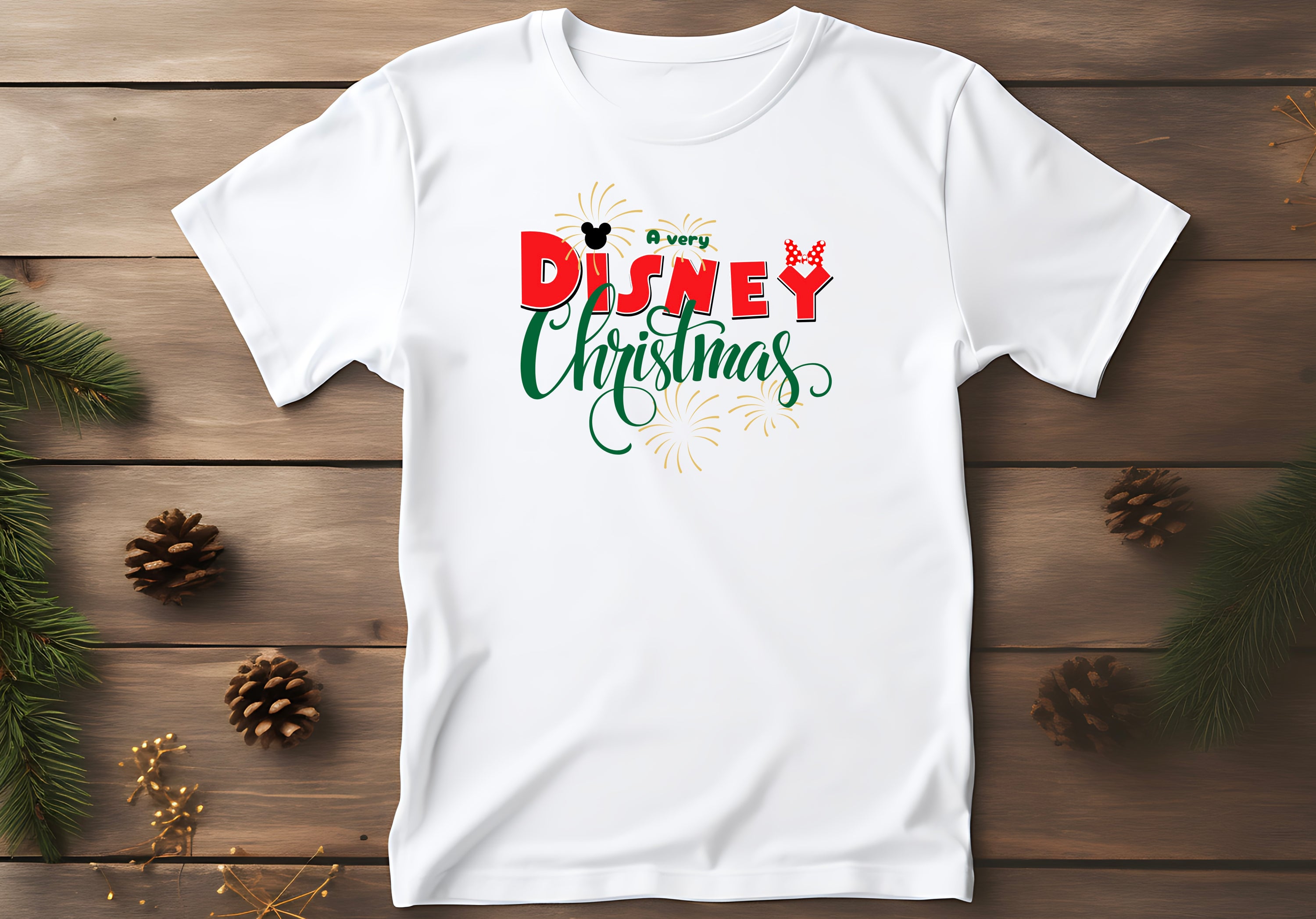 A Very Disney Christmas Tshirt image 0