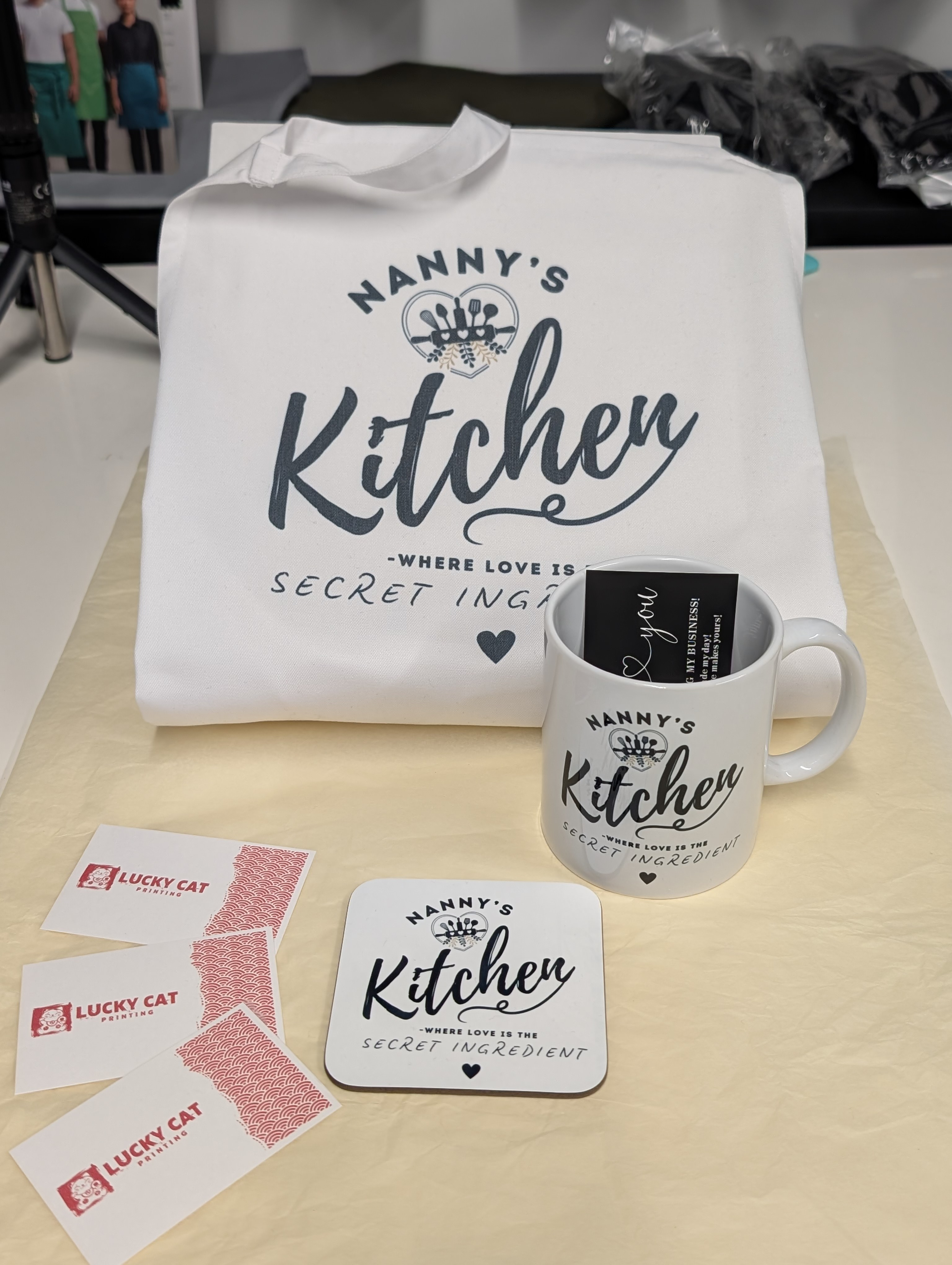 Mother’s Day Bundle - Apron, Mug, Coaster Set  image 0