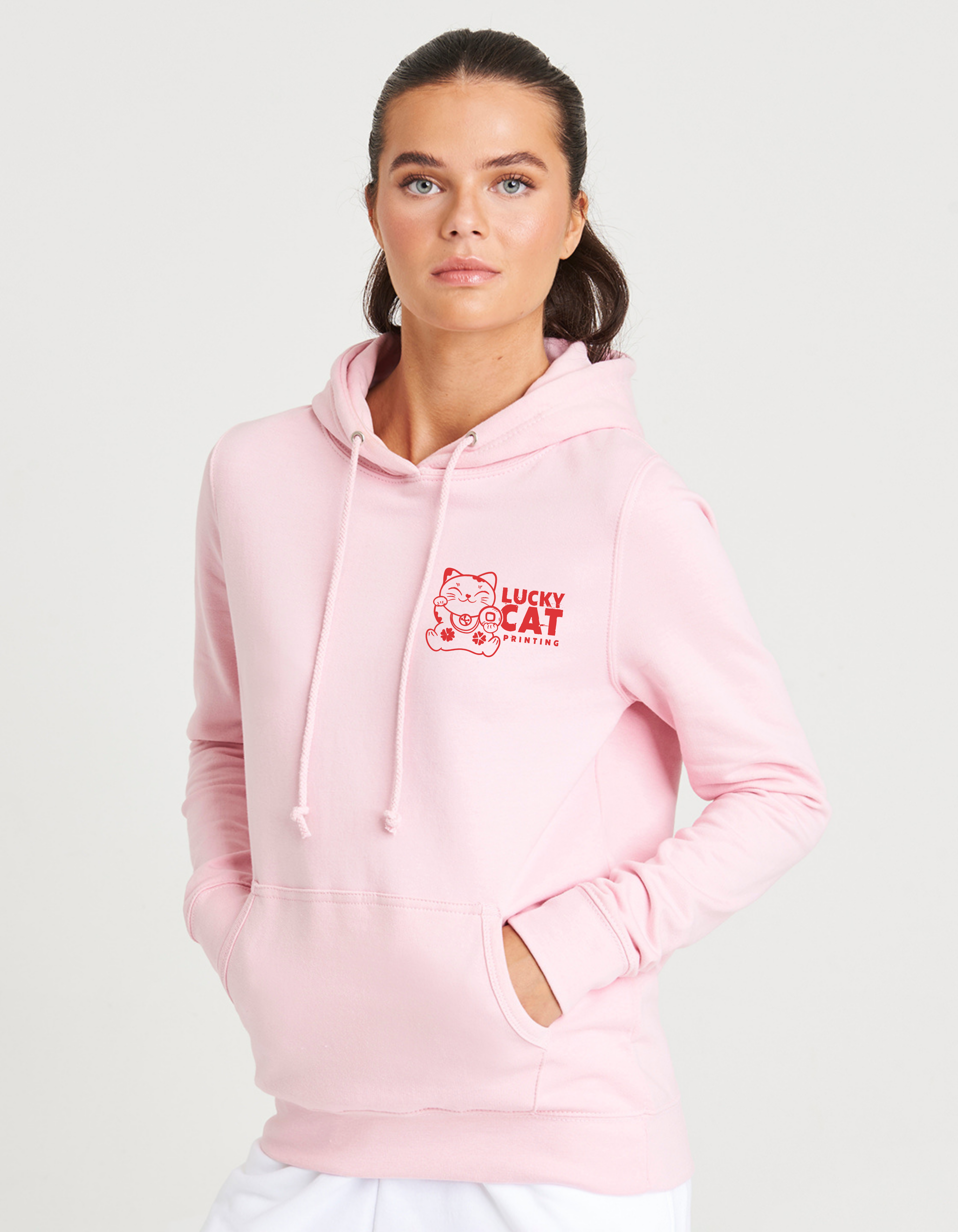 Women’s Fruit Of The Loom Hoodie Front Print ONLY  image 0