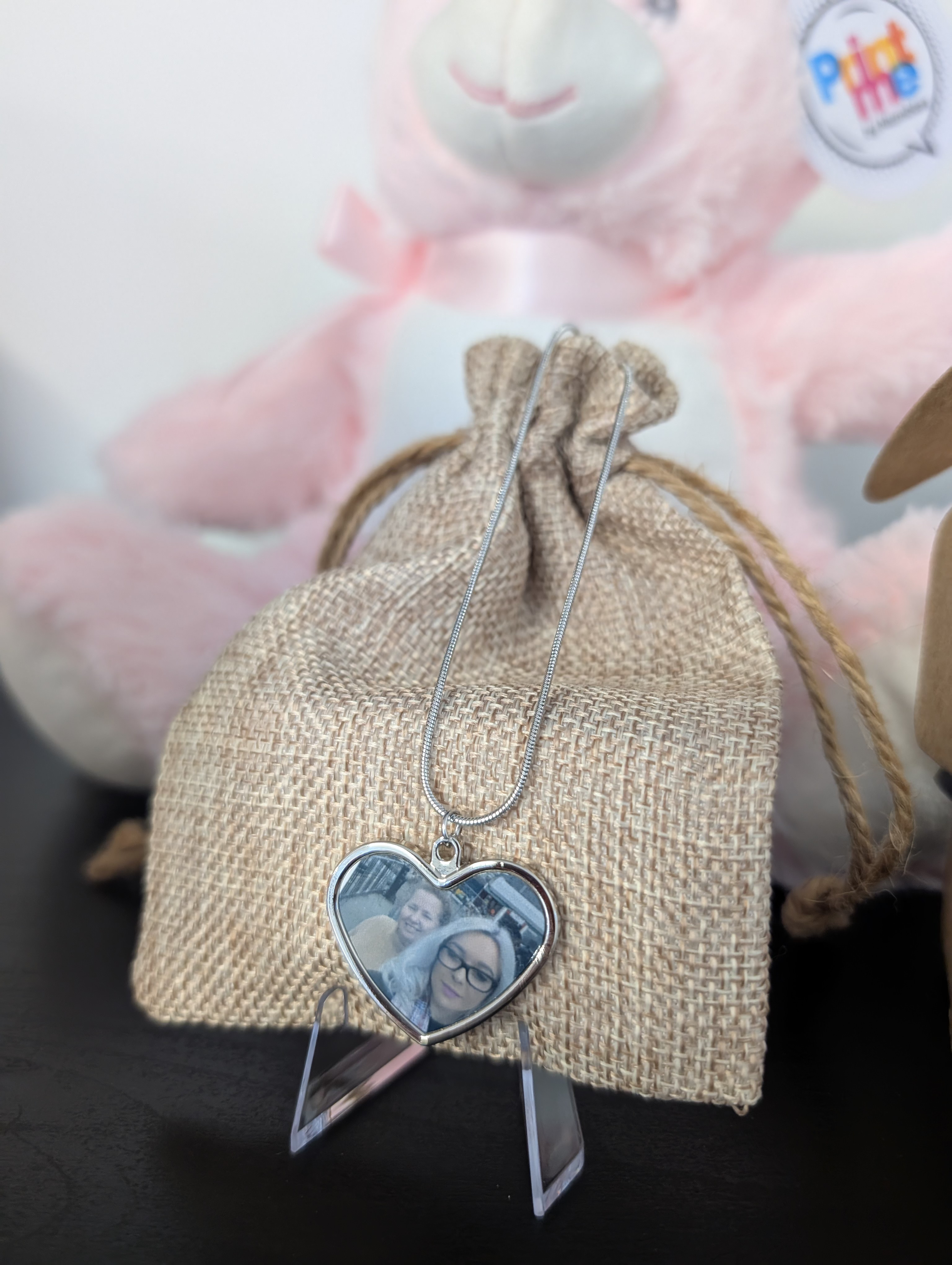 Personalised Heart-Shaped Photo Necklace  image 2